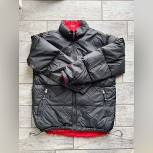 Men's Nike Reversible Down Jacket | M | Black and Red